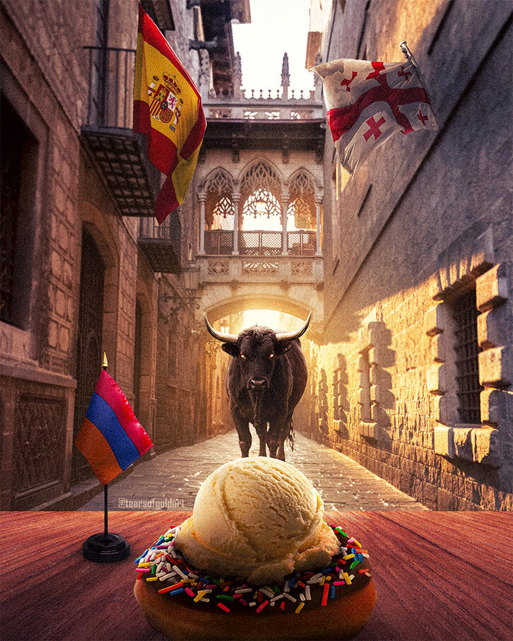 Tsarukyan Donut Ice Cream Vs Ilia Topuria Bull