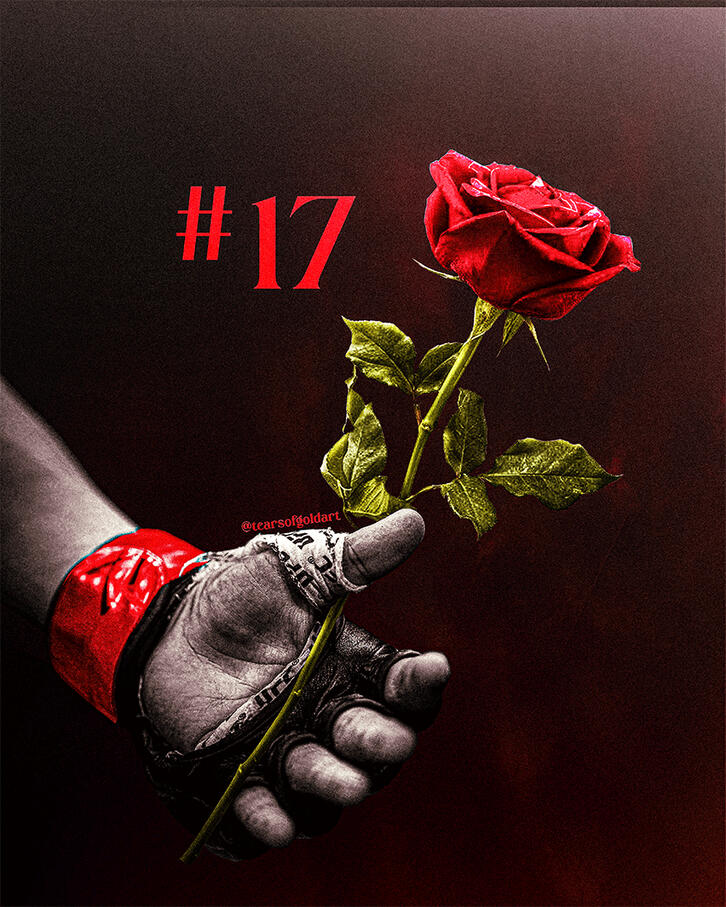 Ilia Topuria Rose #17