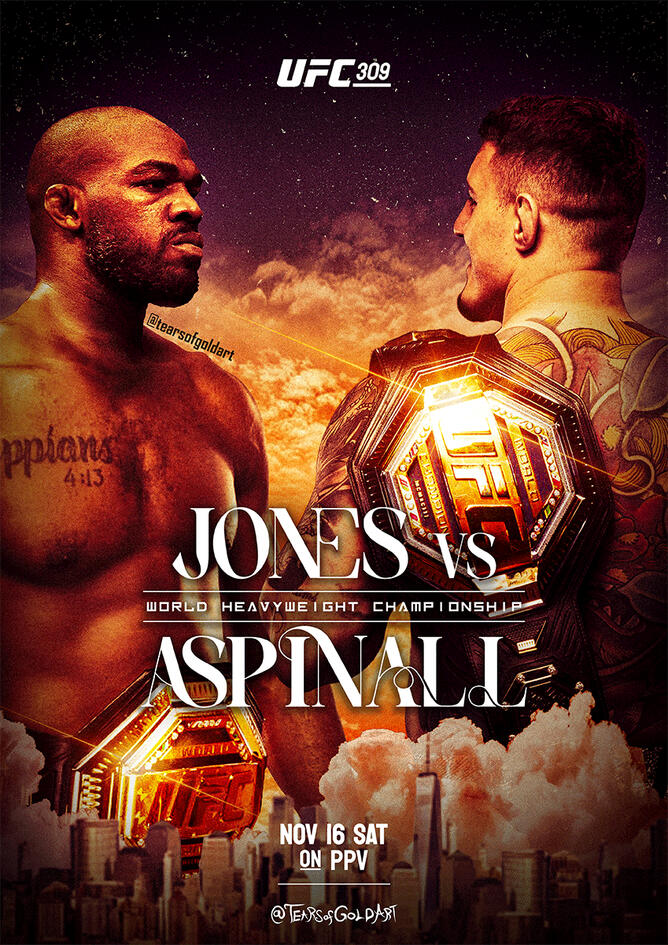 UFC 309 Jones Vs Aspinall